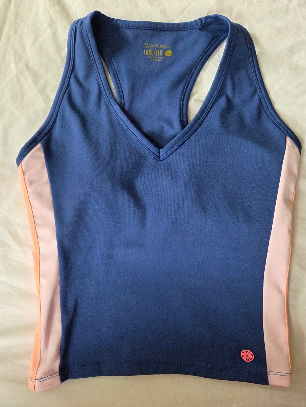 Lilly Pulitzer Luxletic Vanti Bra Tank Top Small Athletic Exercise Yoga Bra Top